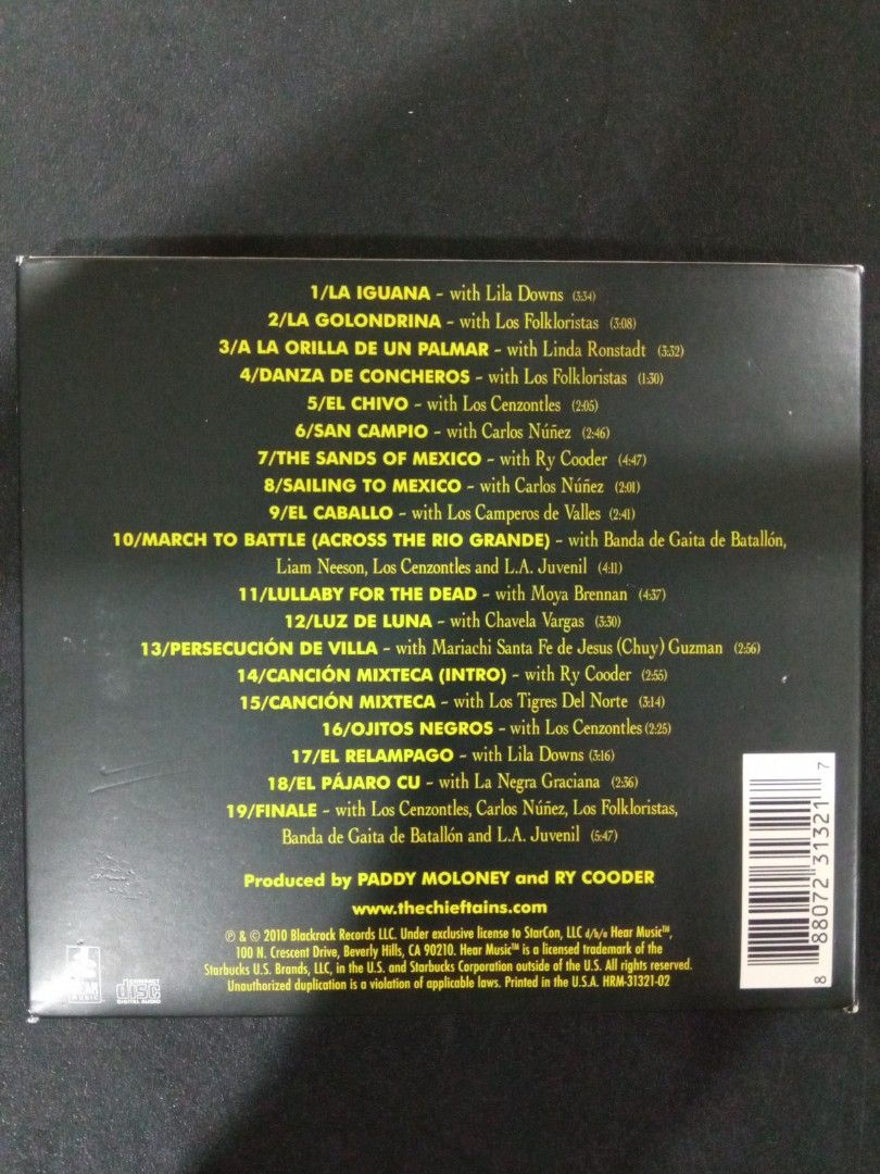 CD Ry Cooder - San Patricio, Hobbies & Toys, Music & Media, CDs & DVDs ...