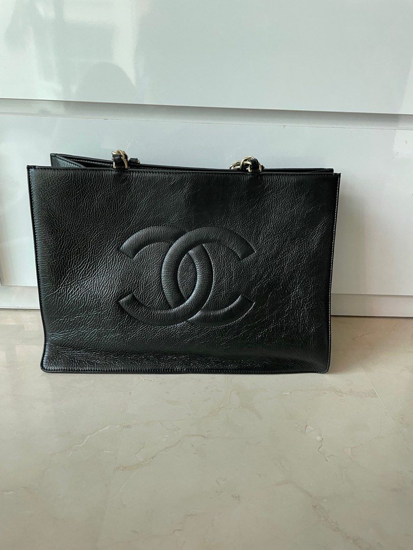 Chanel classic shopping tote 2020, Luxury, Bags & Wallets on Carousell