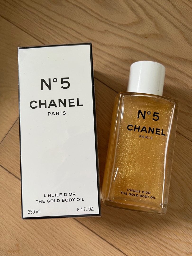 Chanel No.5 the gold body oil, 美容＆化妝品, 沐浴＆身體護理, 沐浴及身體護理- 身體護理- Carousell