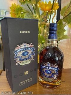 Chivas Regal 18 Years Gold Signature Scotch Whisky ESTD 1801 1Litre 40%vol made in Scotland SKU: ALCOHOLIC-438-581 (X1 Stock)