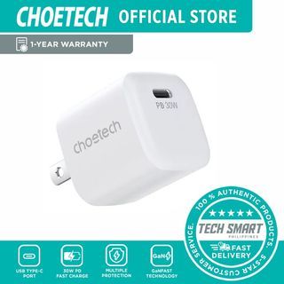 CHOETECH PD5007 GaN USB Fast Charger Type C PD 30W