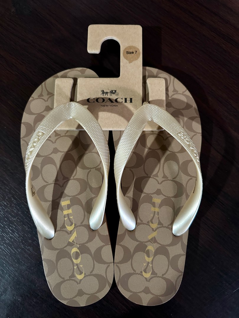 zak flip flop with floral print