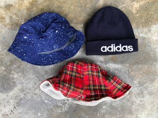 combo hat .adidas beani .montbell /chums hat