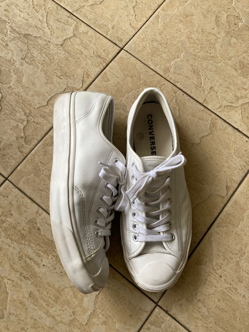 Converse jack purcell sales all white