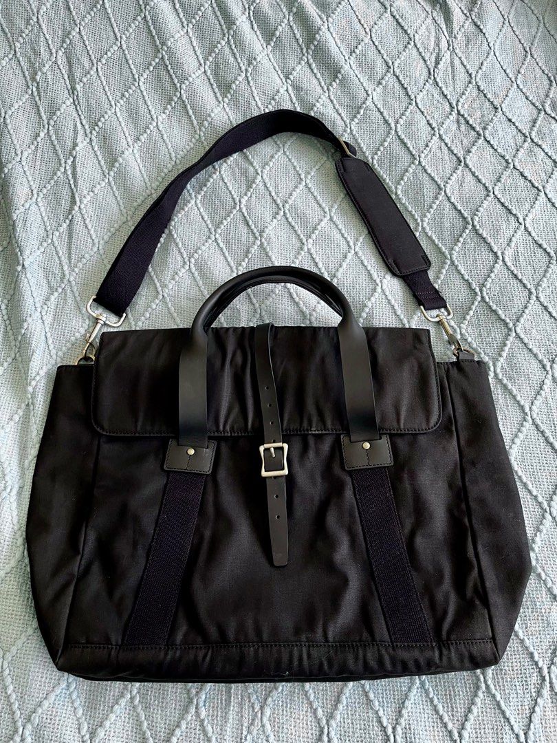 Country Road Black Bag for Work Travel Laptop Men s Fashion