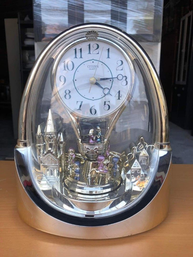 Ctizen vintage pendulum dome clock Battery operated Tested OK In good  condition Code akc, Furniture & Home Living, Home Decor, Clocks on Carousell