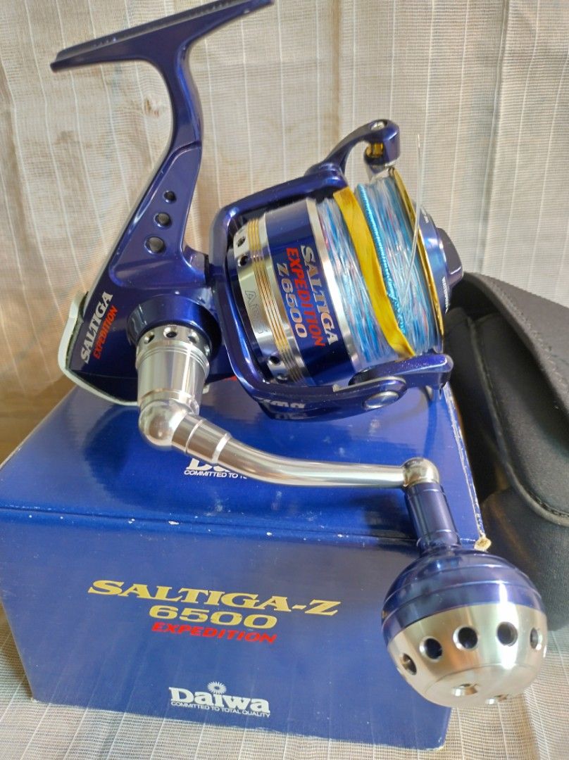Daiwa Saltiga-Z 6500 Expedition 舊版, 運動產品, 釣魚- Carousell