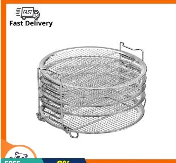 Dehydrator Rack For Ninja Foodi Accesories Pressure Cooker and Air Fryer 6.5 Quart 8 Quart Stainless Steel Cooker JL0449