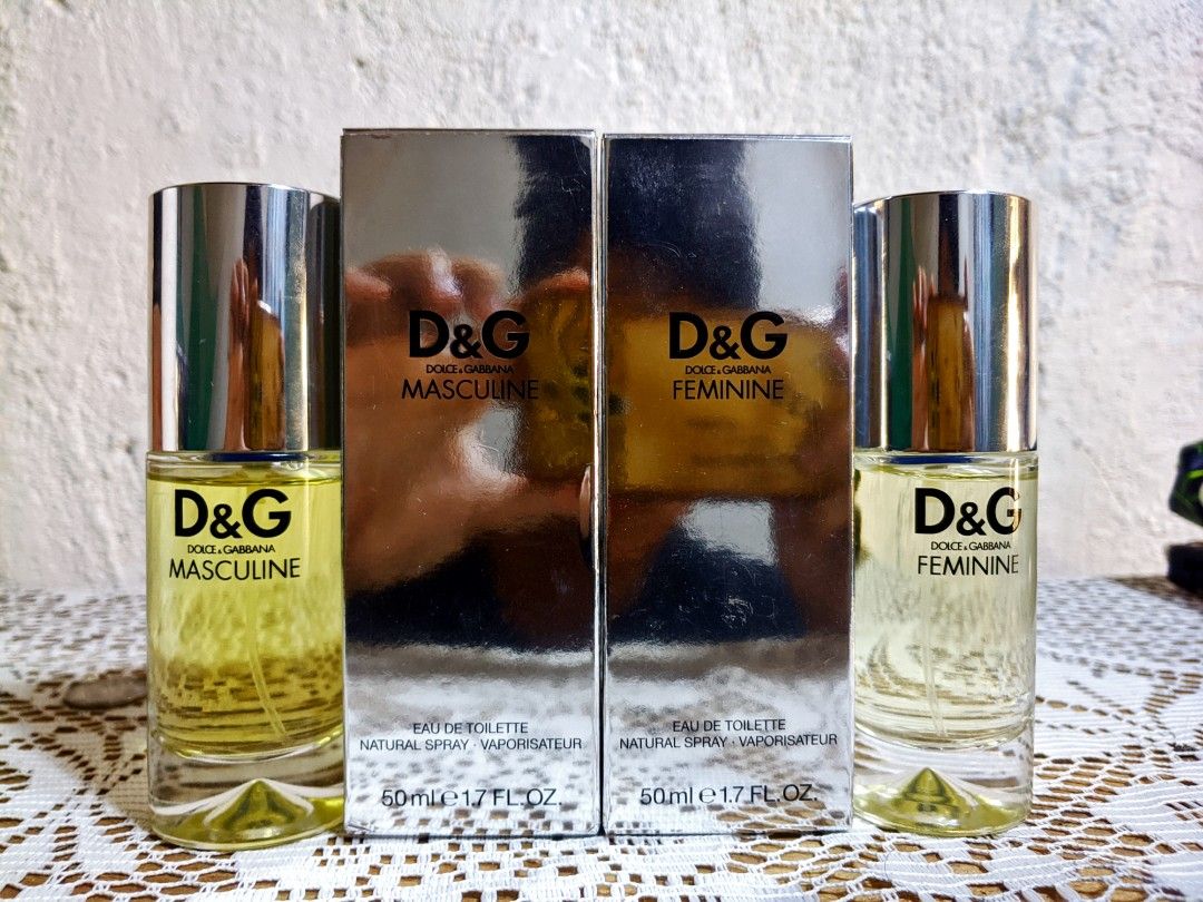 D G Masculine and Feminine 50ml Beauty Personal Care Fragrance