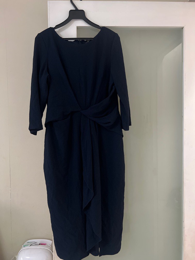 Dorothy perkins luxe navy dress new arrivals