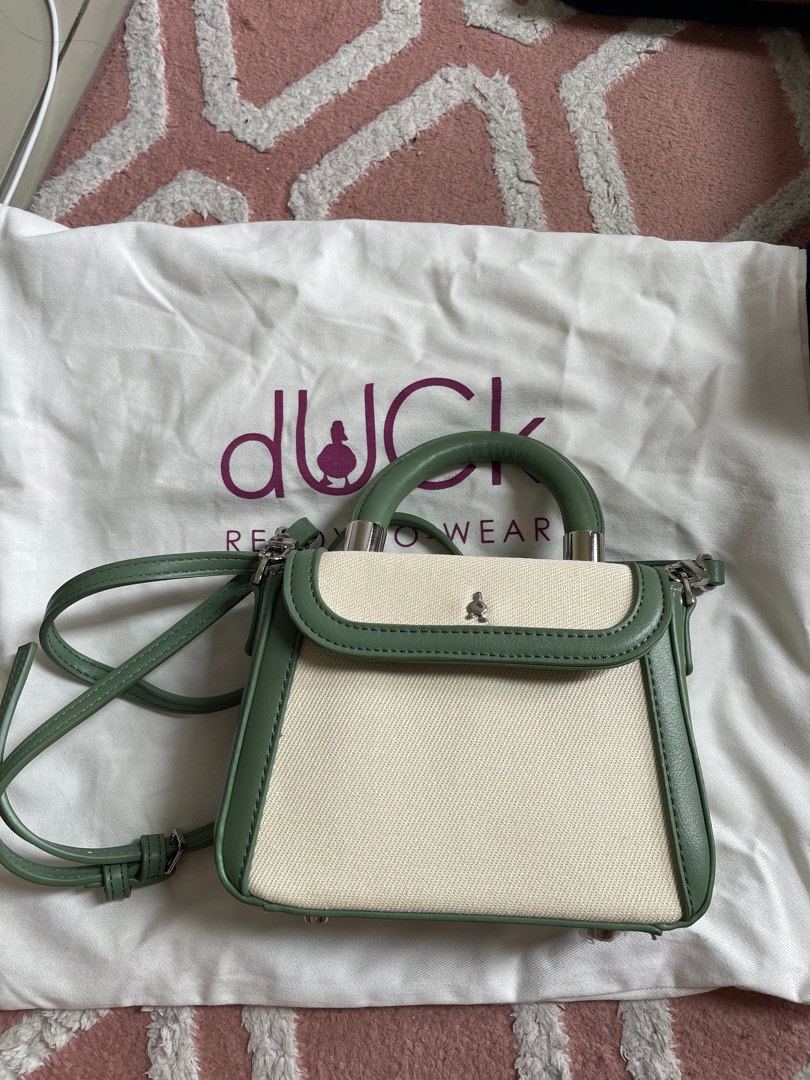 Duck Diana Micro (Green) Bag, Women's Fashion, Bags & Wallets, Cross