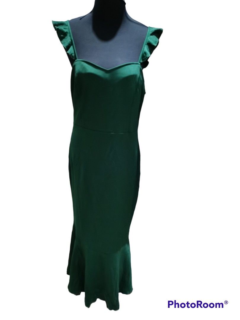 Emerald green dress on Carousell