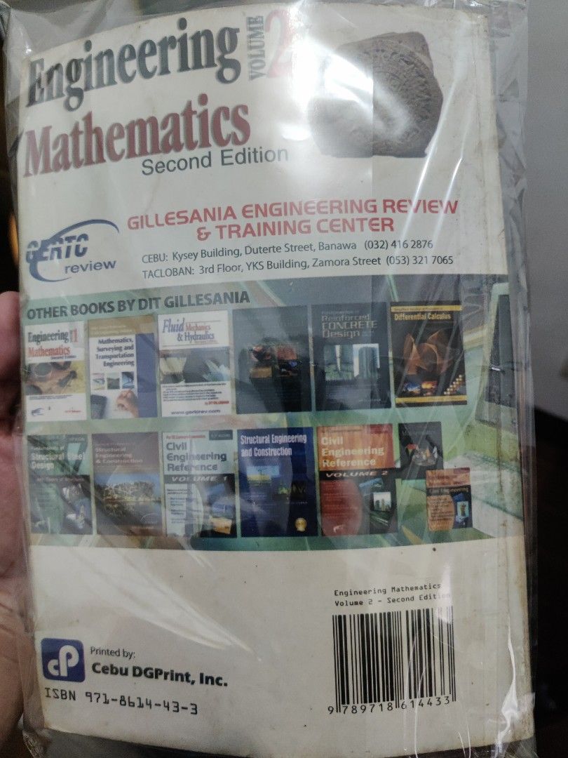 Engineering mathematics volume 2 by gillesania hobbies toys books