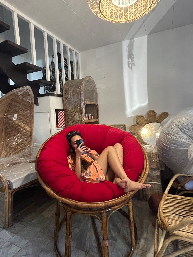 45 inch online papasan cushion