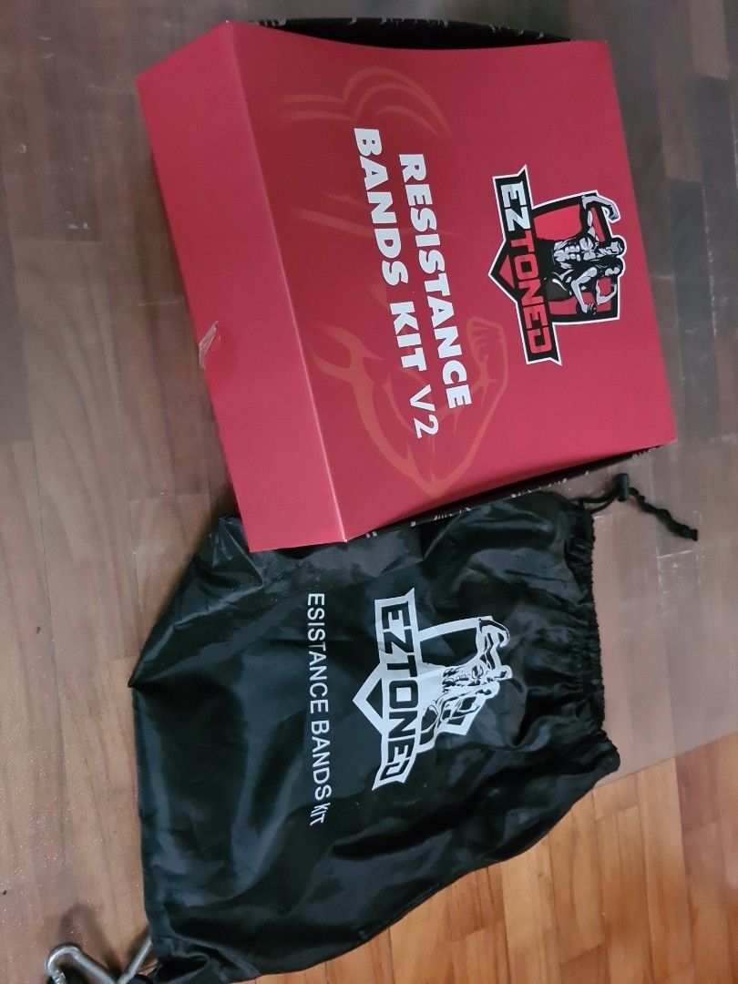 Eztoned Resistance Bands, Sports Equipment, Exercise & Fitness, Toning