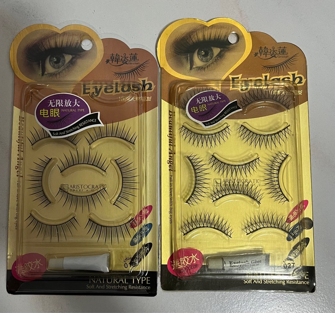 Fake Eye Lashes, Beauty & Personal Care, Face, Makeup on Carousell