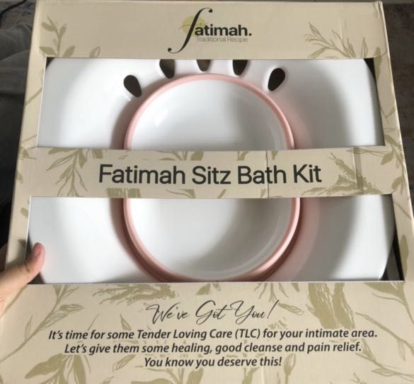 Fatimah sitz bath kit set, Beauty & Personal Care, Bath & Body, Bath on
