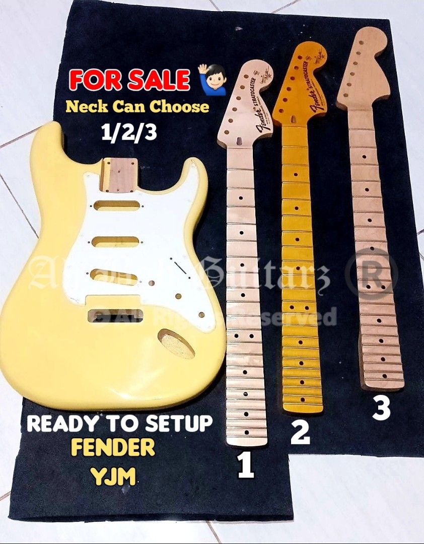 FENDER YJM CUSTOM, Hobbies & Toys, Music & Media, Musical Instruments