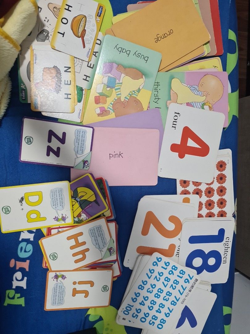 Flash cards leapfrog assorted with box, Hobbies &amp; Toys, Books ...