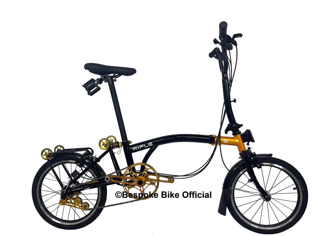 Foldable Bicycle Trifold Bicycle LITEPRO Edition 16 Inch 6 Speed