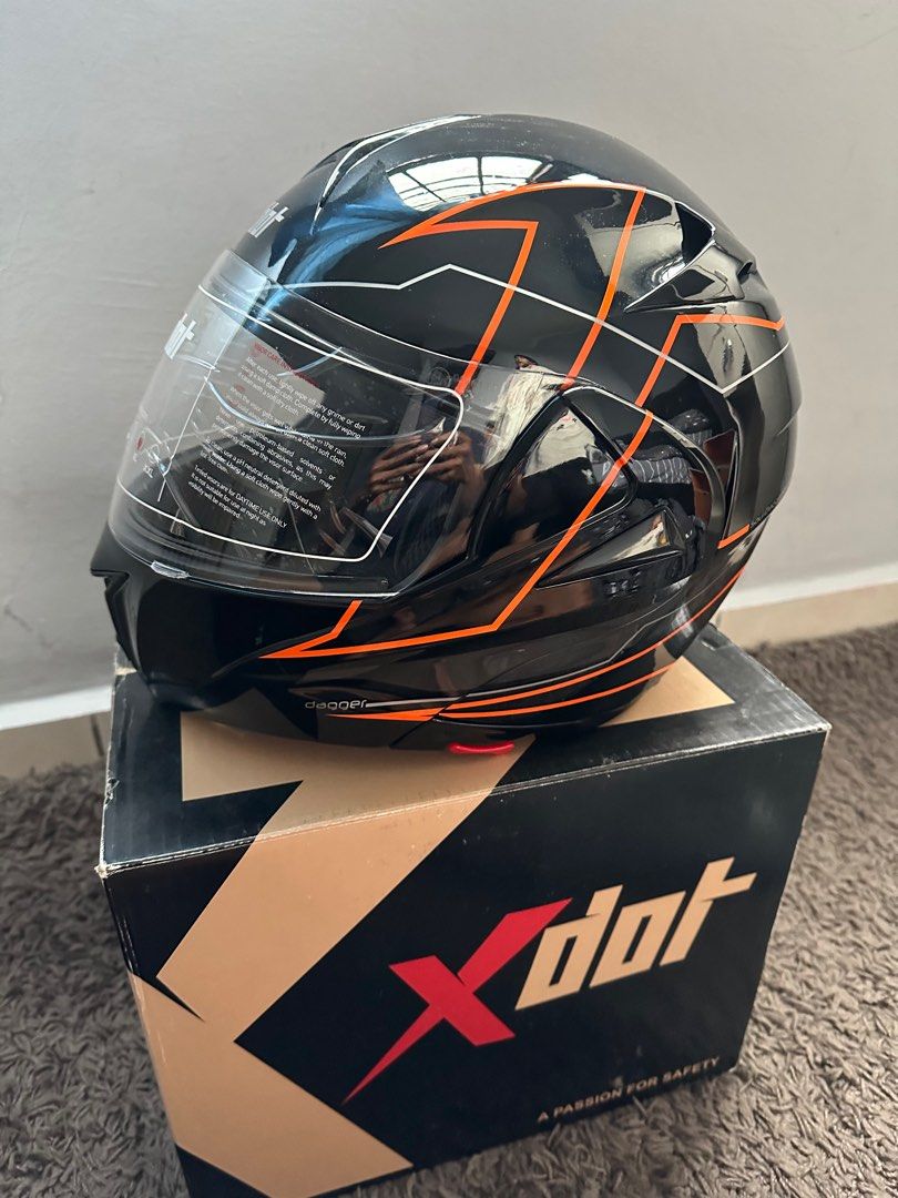 Xdot full deals face helmet
