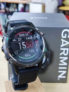 Garmin Fenix 5Plus Apac Sapphire Multi Sport GPS Smart Watch with box