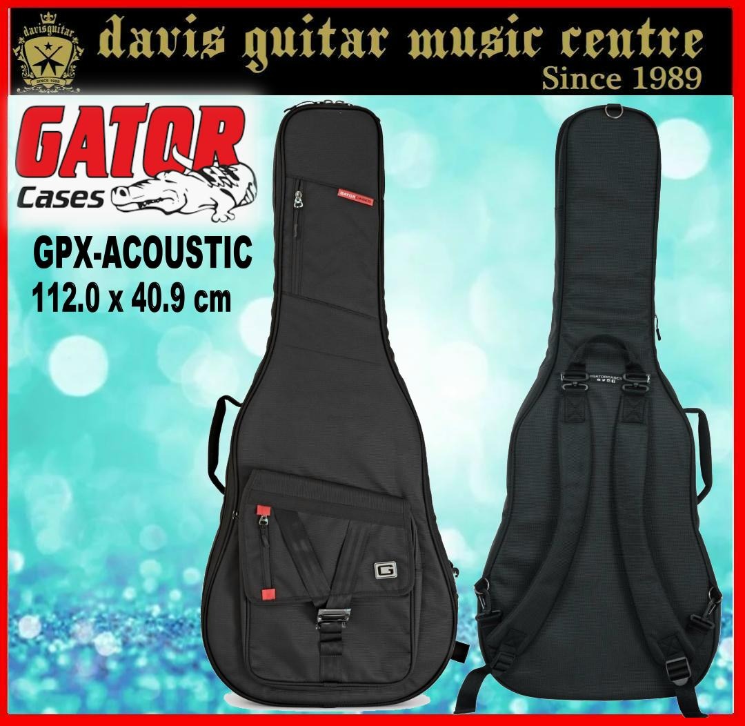 Gator Acoustic Guitar Bag GPXACOUSTICBLACK (2 days Delivery), Hobbies