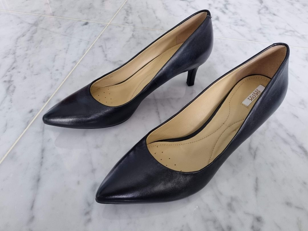 Geox black pumps hotsell