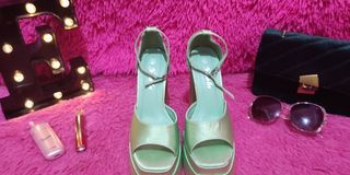 Glamorous ankle strap women sandals ✨ Mint Green 💚