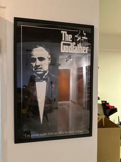 Godfather poster with frame