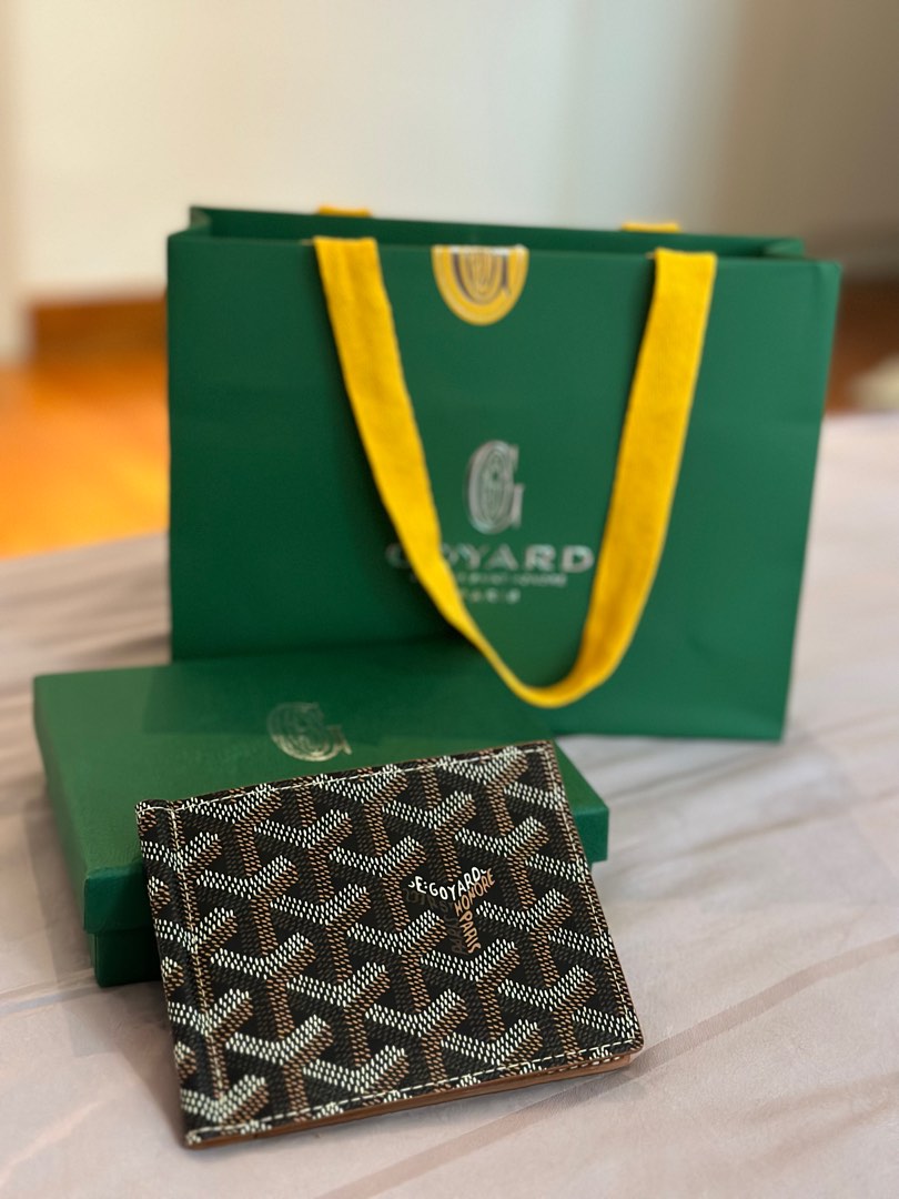 Goyard money top clip wallet