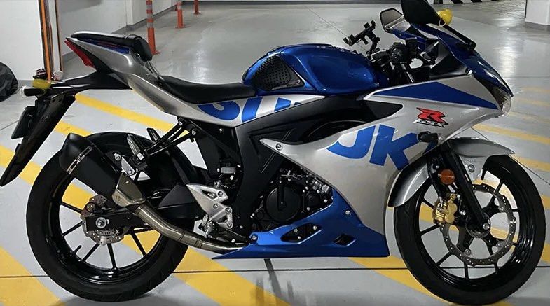GSXR 150 full system, Motorcycles, Motorcycle Accessories on Carousell