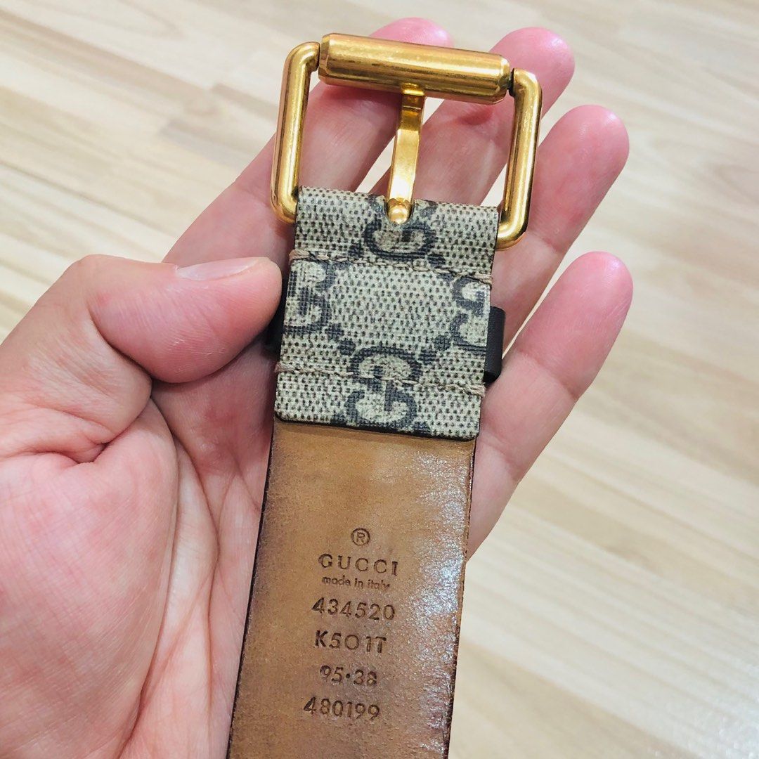 Gucci GG Supreme Kingsnake Belt Luxury Apparel on Carousell