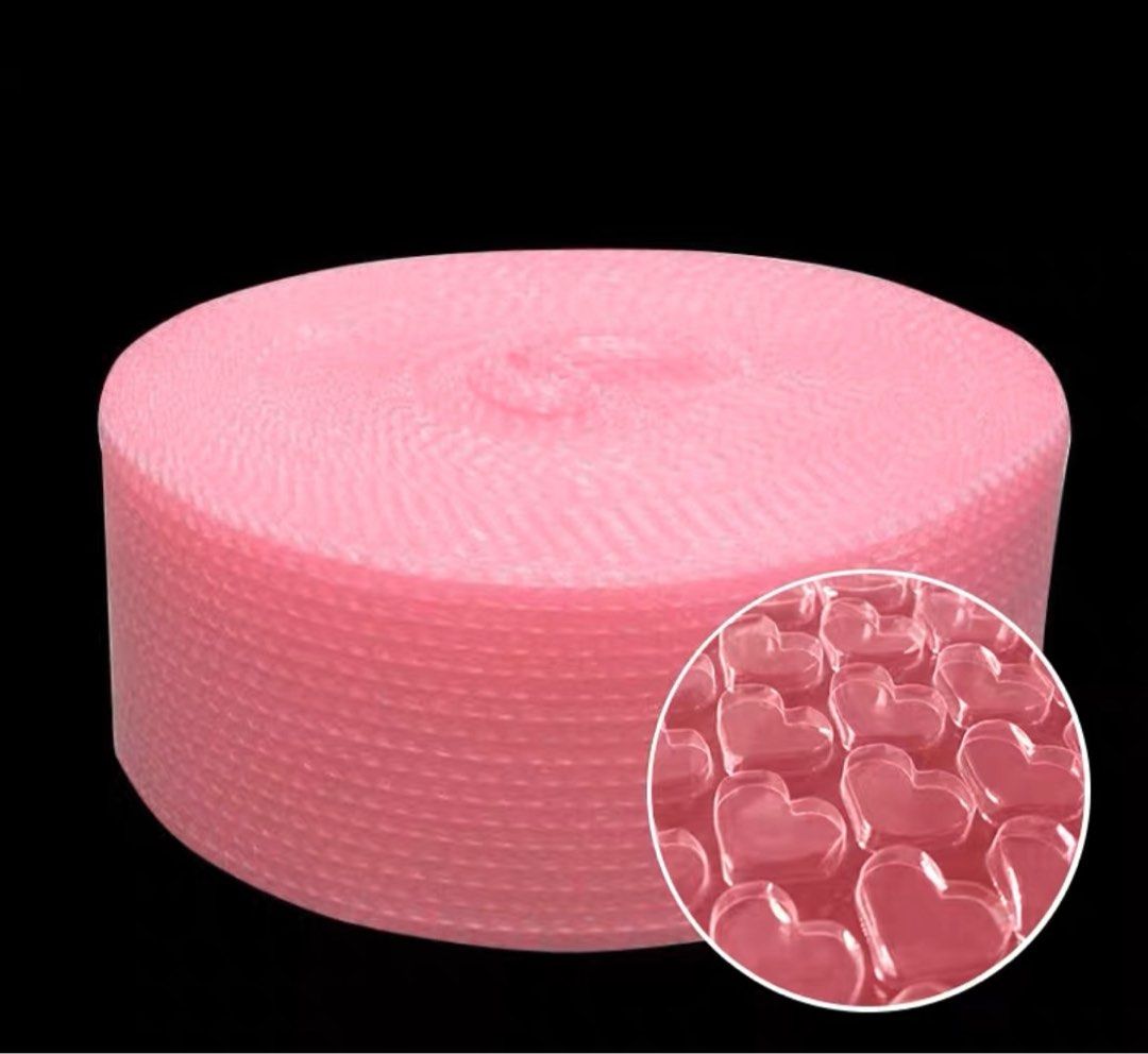 Heart shape bubble wrap (by meter), Hobbies & Toys, Stationery & Craft