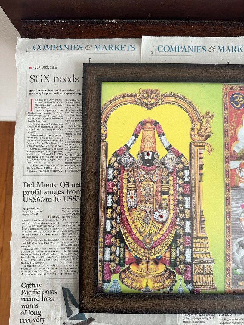 Multiple God Frame Hindu multi god frame, Furniture & Home Living, Home Decor, Frames ...