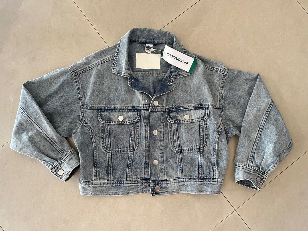 H&m conscious denim jacket 2025