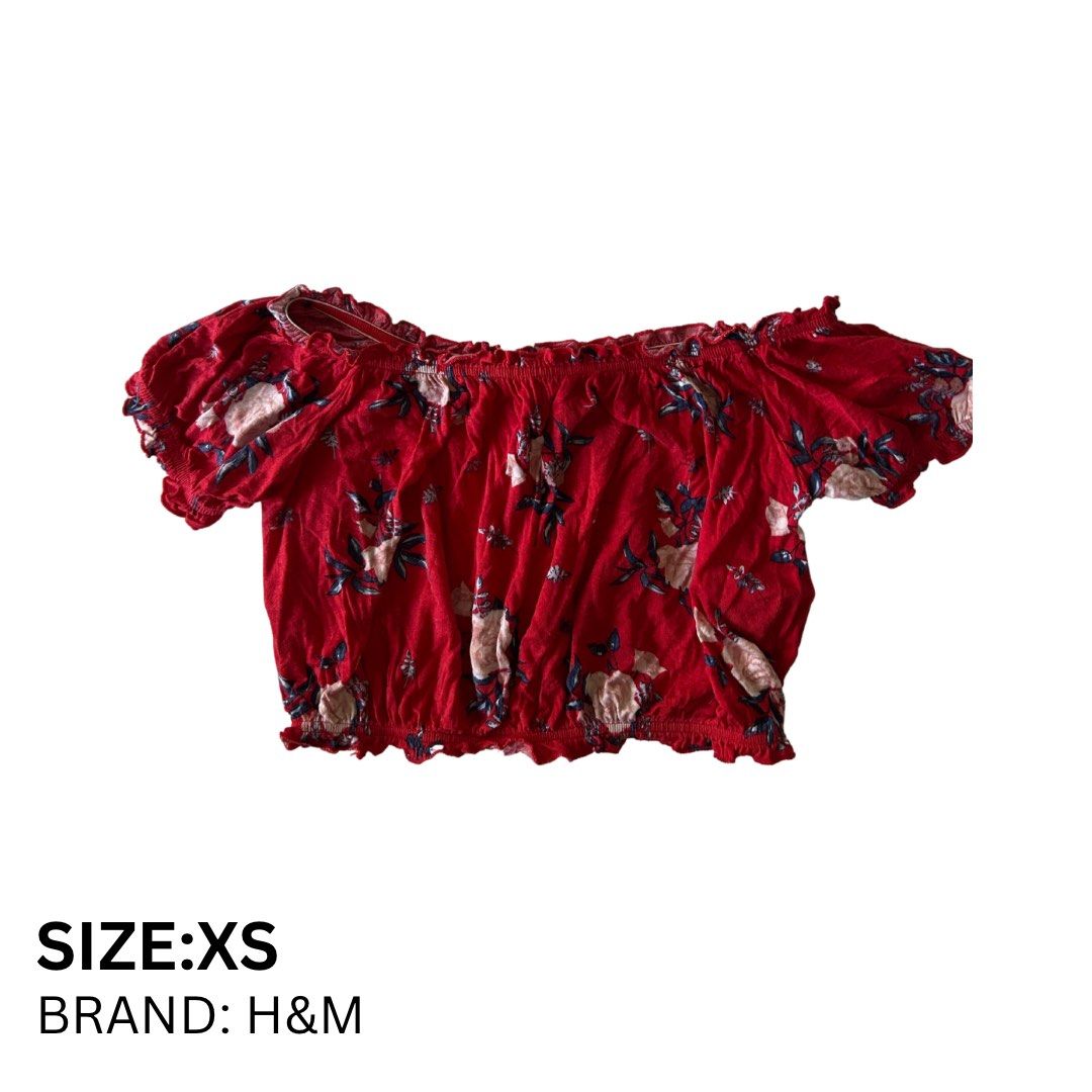 H&M off shoulder crop top (Category: Blouses) located in Imus. Submitted by collset (Listing ID 1222866168, Image 1). Description: #hellosun.