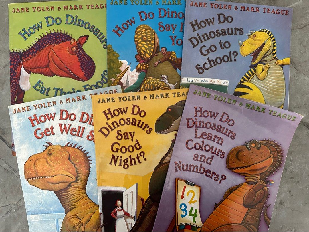 How do Dinosaurs set Jane Yolen Mark Teague, Hobbies &amp; Toys, Books ...