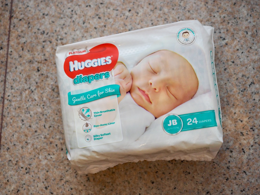 Huggies JB diapers 24 pack, Babies & Kids, Bathing & Changing, Diapers