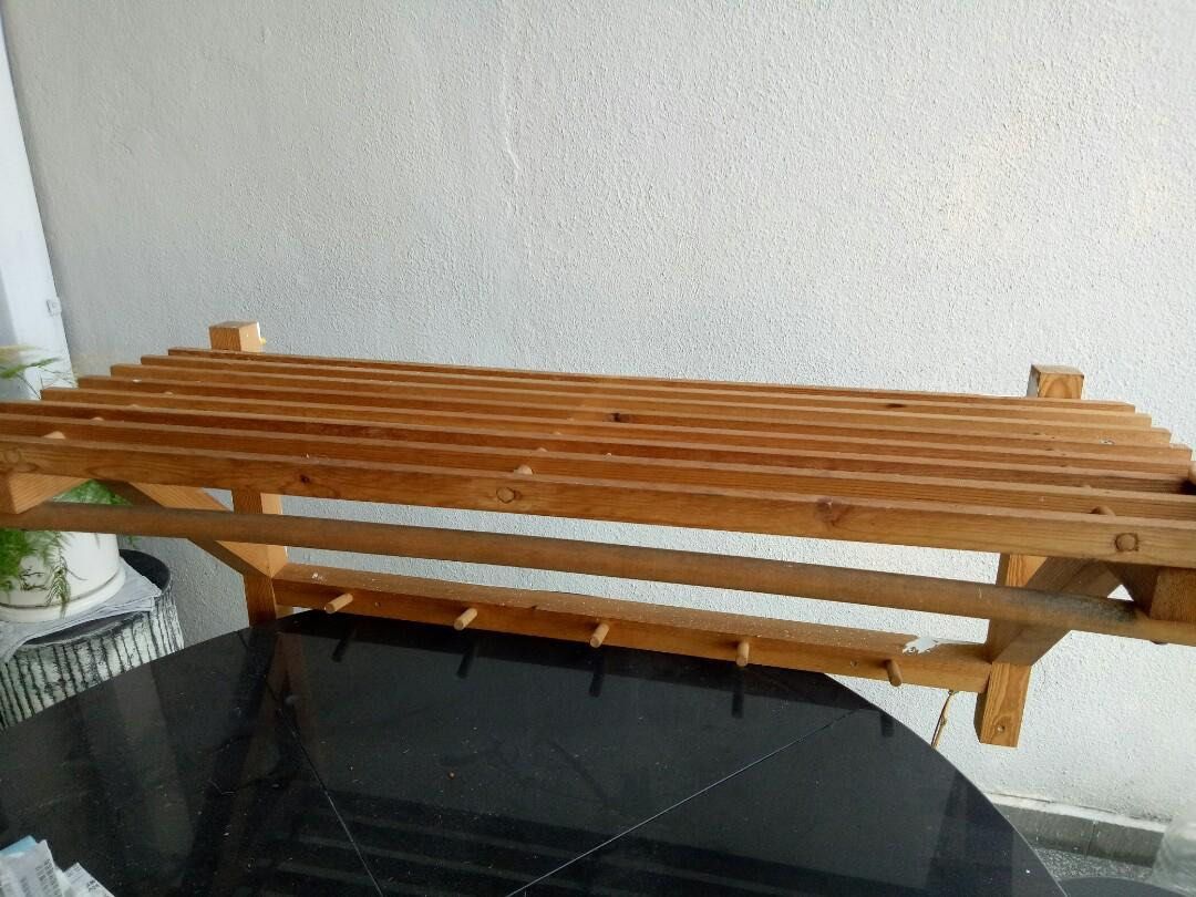 IKEA Babord Wooden Wall Shelf Unit