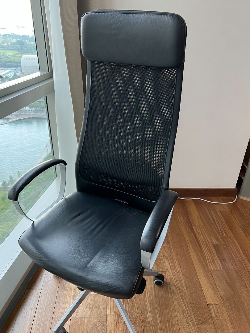IKEA MARKUS chair, Furniture & Home Living, Furniture, Chairs on Carousell