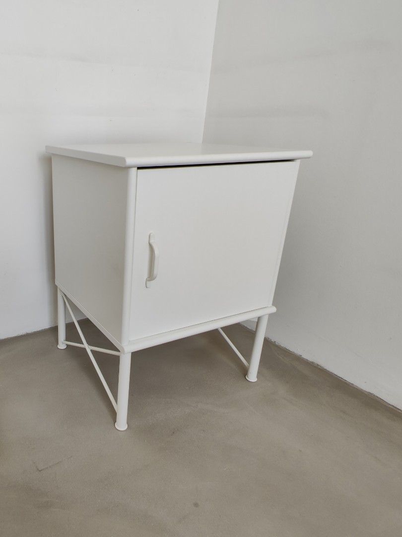 IKEA MUSKEN white Bedside Table, Furniture & Home Living, Furniture