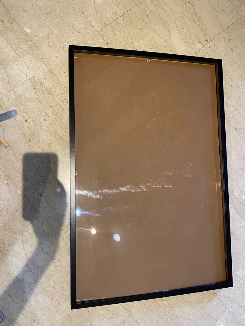 Black Frame (61cm x 91cm), Furniture & Home Living, Home Decor, Frames