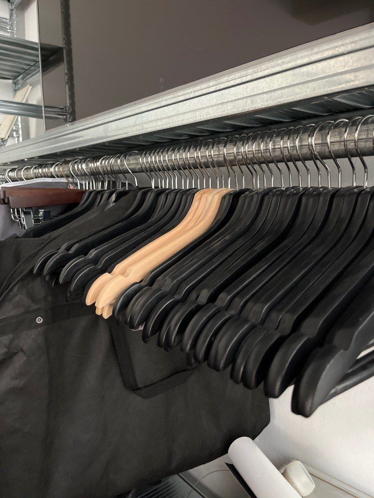 Ikea wood clothes hangers 30pcs, Furniture & Home Living, Home