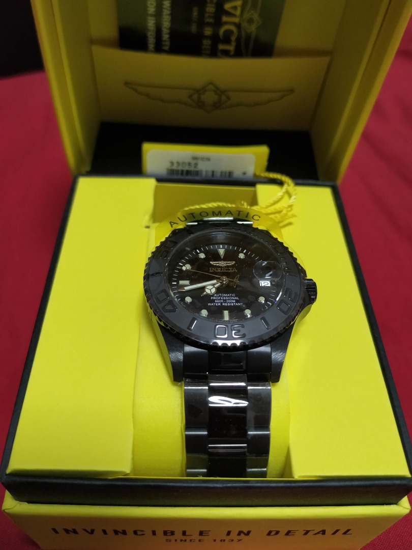 Invicta pro deals diver black