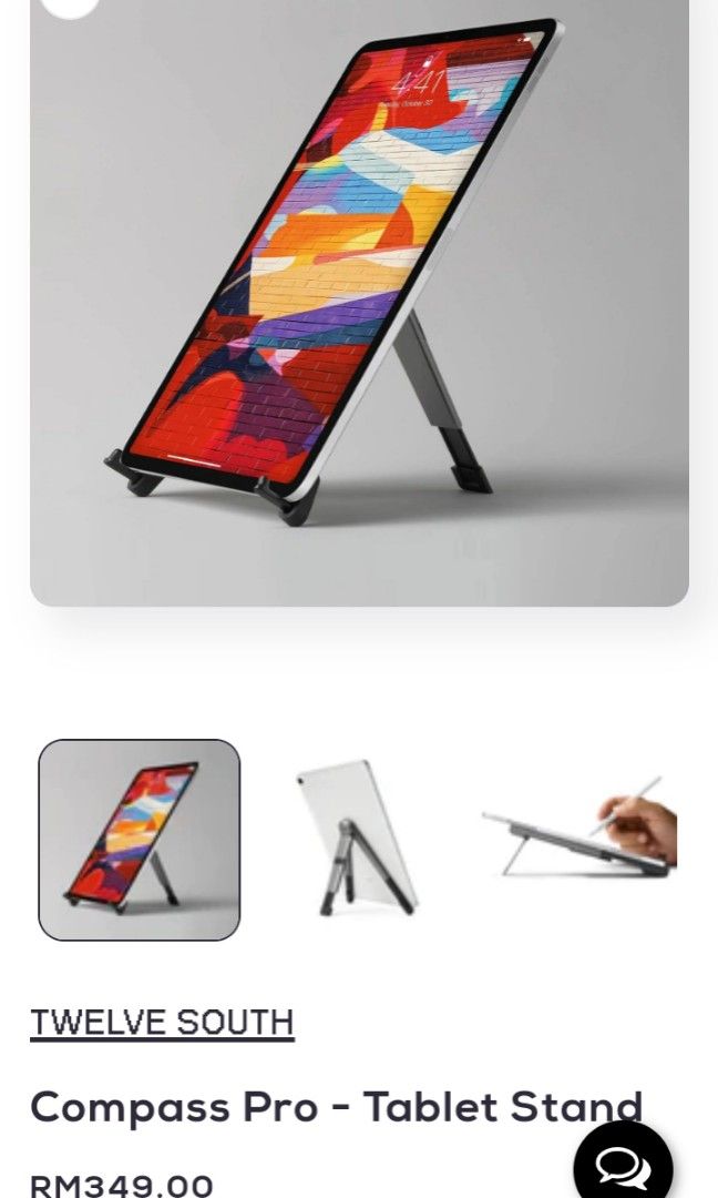 Compass for tablet store