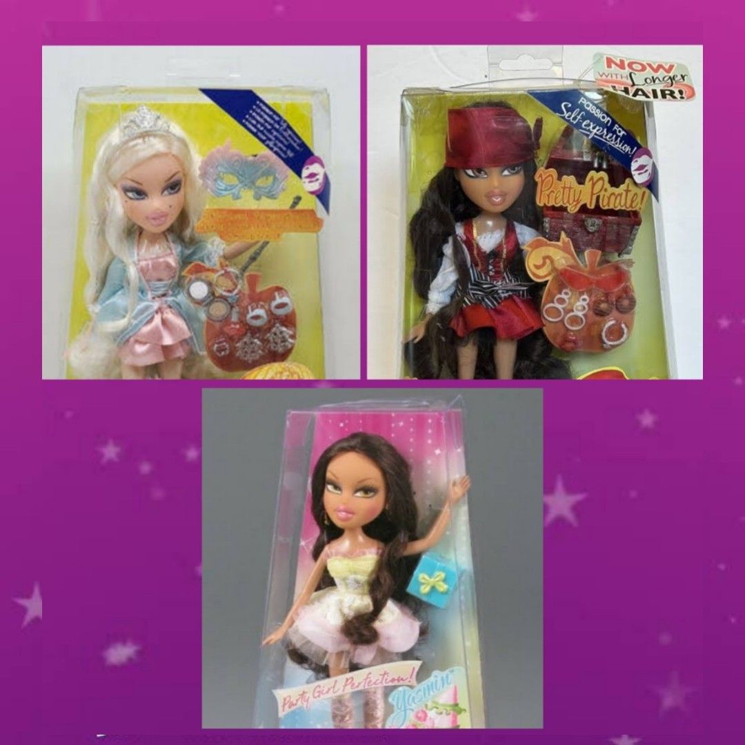ISO/LF: Bratz Costume Party Cloe, Yasmin and Birthday Party Yasmin, Hobbies  & Toys, Toys & Games on Carousell