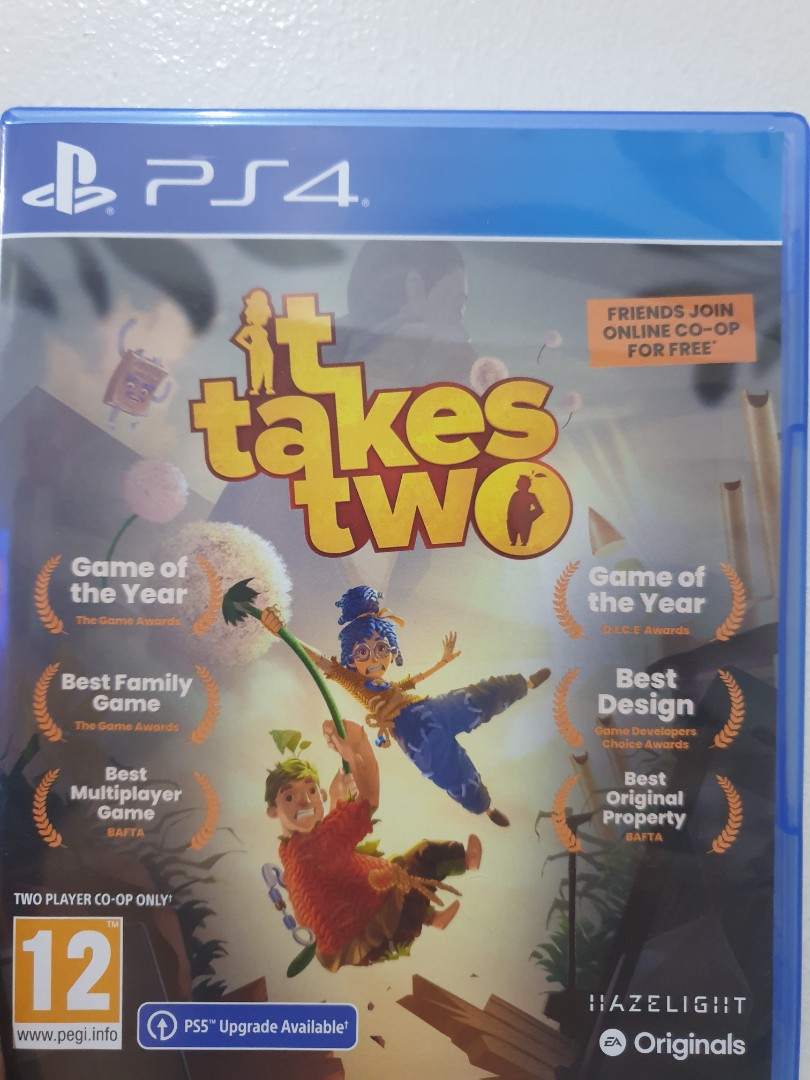 It Takes Two PS4 Game, Hobbies & Toys, Toys & Games on Carousell