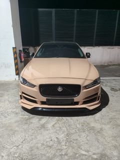 Jaguar xe front side skirt