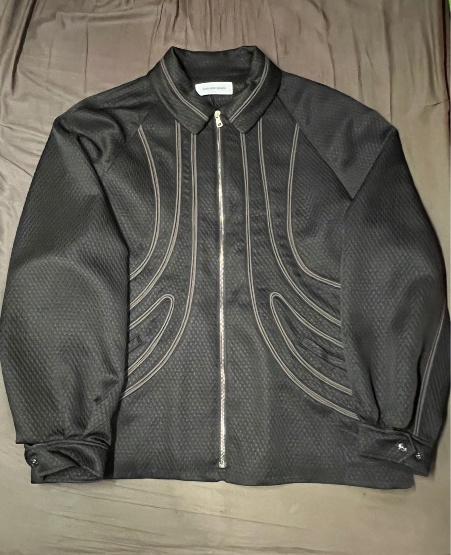 Kiko Kostadinov Black & Brown Giran Piping Jacket, 男裝, 外套及